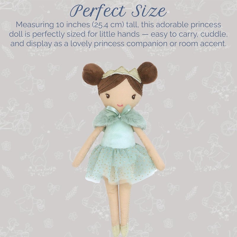 MON AMI Joelle The Princess Pocket Doll – 10 Inches | Soft Plush Princess Toy for Girls | Collectible Princess Doll for Cuddling & Play for Birthdays & Baby Showers - Image 4