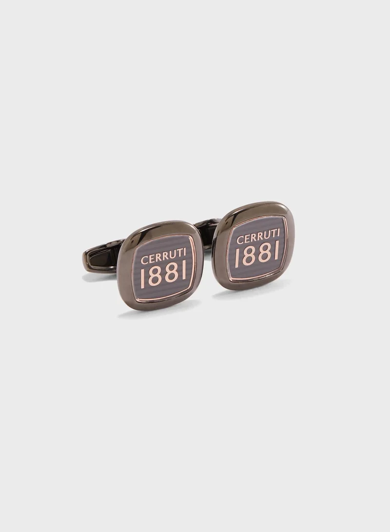 CERRUTI 1881 C CRJ C071SBSU Core Logo Cufflinks