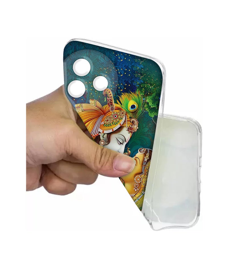 Casotec Radha Kishan Love Design Printed Silicon Soft TPU Back Case Cover for Vivo Y39 5G / Y300i 5G - Image 4