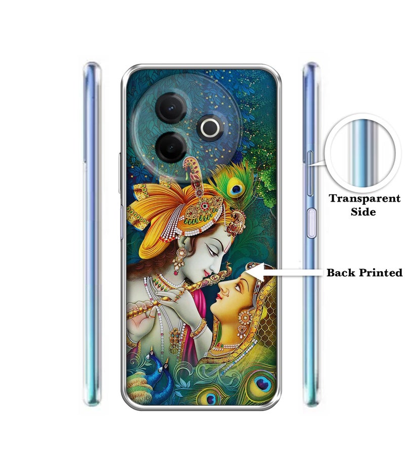 Casotec Radha Kishan Love Design Printed Silicon Soft TPU Back Case Cover for Vivo Y39 5G / Y300i 5G - Image 2