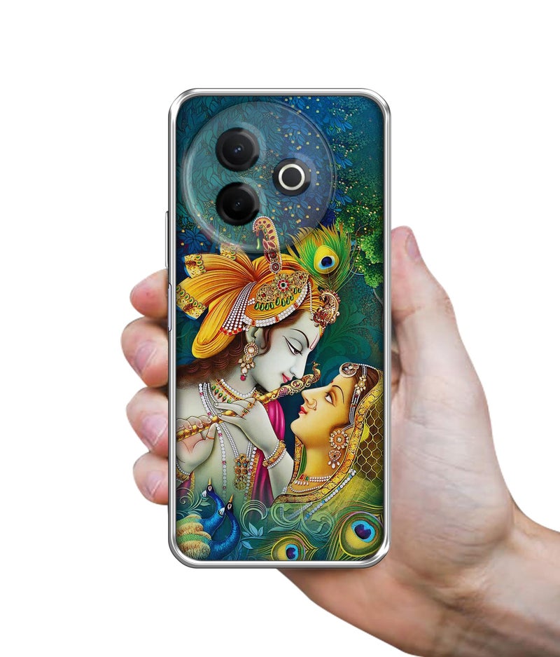 Casotec Radha Kishan Love Design Printed Silicon Soft TPU Back Case Cover for Vivo Y39 5G / Y300i 5G - Image 3
