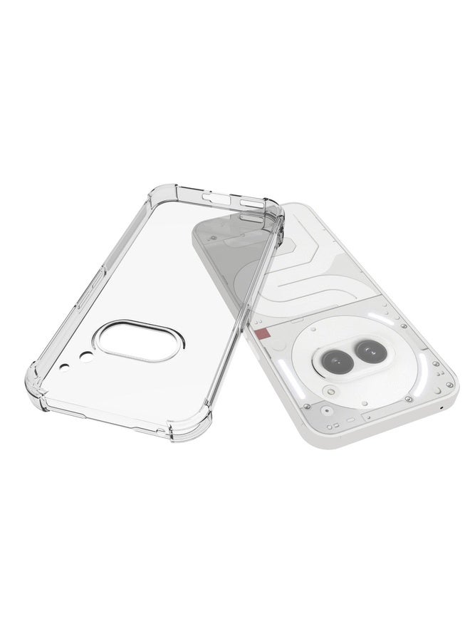 HuHa For Nothing Phone 2a Shockproof Non-slip Thickening TPU Phone Case(Transparent)  - Image 3