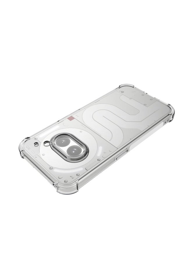 HuHa For Nothing Phone 2a Shockproof Non-slip Thickening TPU Phone Case(Transparent)  - Image 4