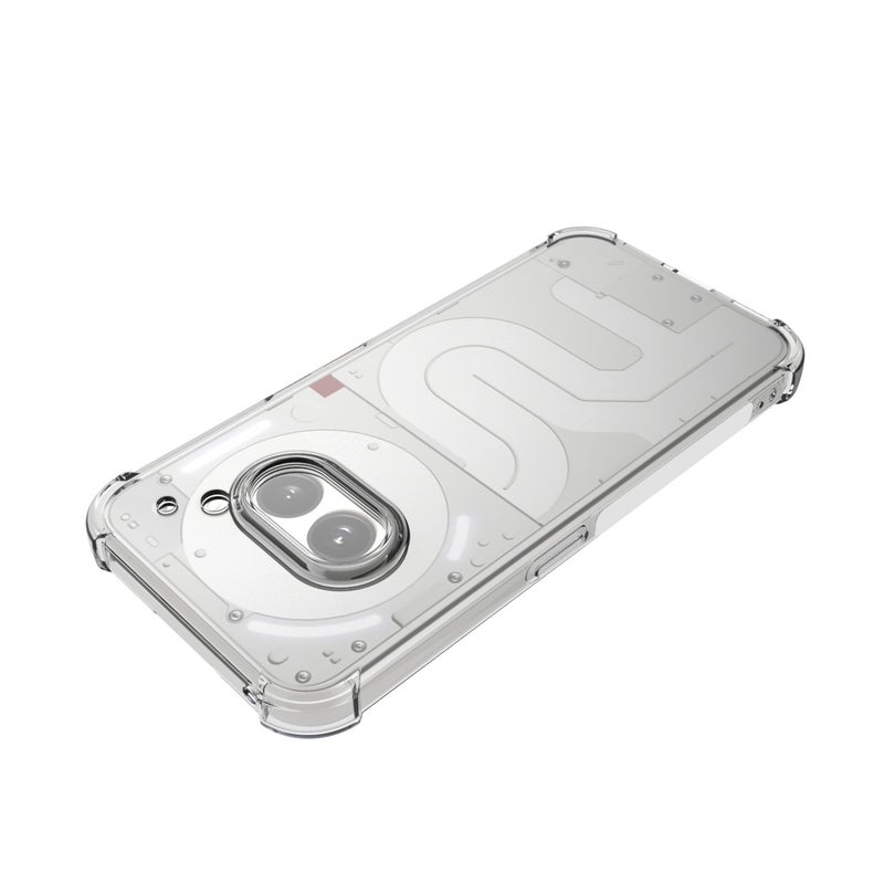 هوها لا شيء هاتف 2A غطاء شفاف علبة TPU ناعمة شفافة صدمة صدمة الظهر زاوية معززة لامتصاص لا شيء هاتف 2A 5G - Image 4