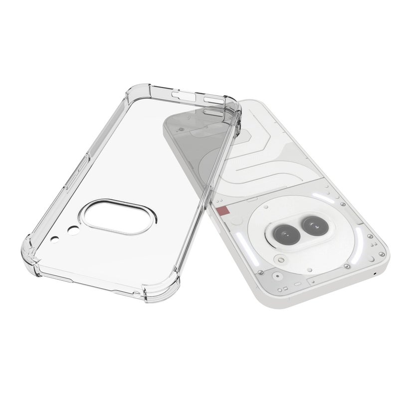 هوها لا شيء هاتف 2A غطاء شفاف علبة TPU ناعمة شفافة صدمة صدمة الظهر زاوية معززة لامتصاص لا شيء هاتف 2A 5G - Image 3