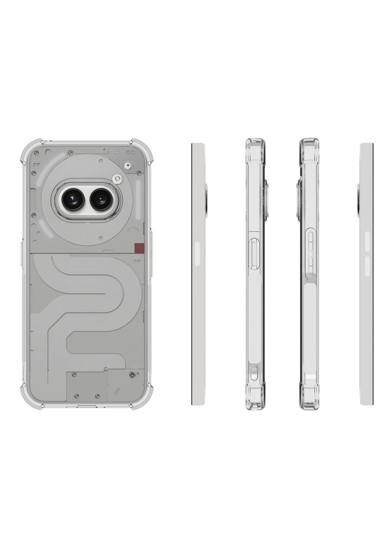 HuHa Case Cover For Nothing Phone 2a Shockproof Non-slip Thickening TPU Phone Case Transparent  - Image 2