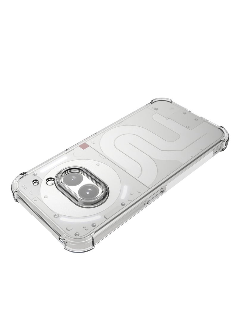 HuHa Case Cover For Nothing Phone 2a Shockproof Non-slip Thickening TPU Phone Case Transparent  - Image 4