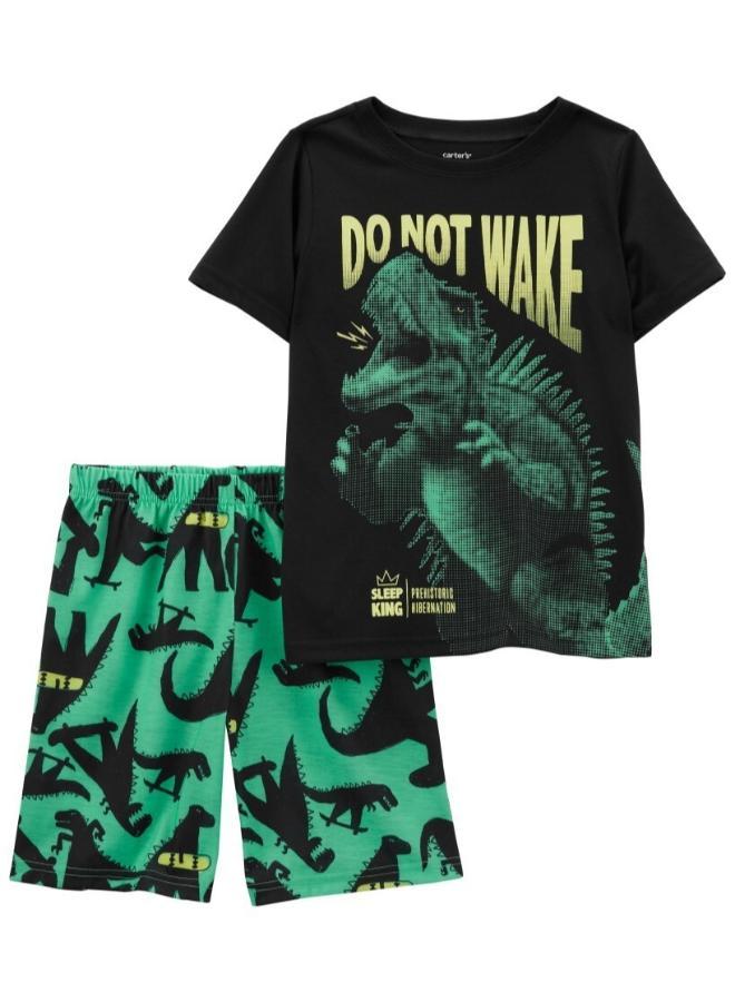 carter's Kids Printed Shirt And Shorts Set - Image 1