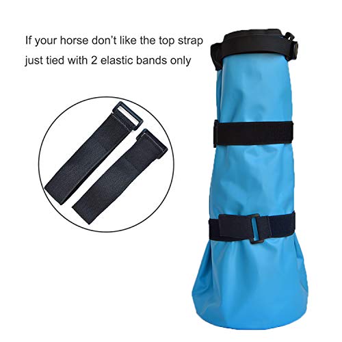 Yeezo A Pair Hoof Soaker Boot Equine Soaking Boot Horse Soak Bag Draft Soaker Sack Horse Foot Wrapped Hooves Care Bags Easy Use Icing Treatment Bucket - Image 3
