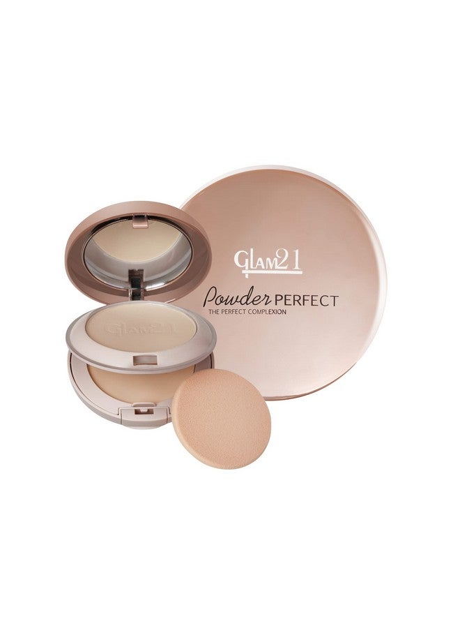 جلام 21 بودرة مضغوطة 2 في 1 من جلام 21 لبشرة مثالية 24 جرامًا مع تركيبة للتحكم في الزيوت | مقاومة للتعرق | لمسة نهائية غير لامعة | عاجي كلاسيكي - 02 - Image 1