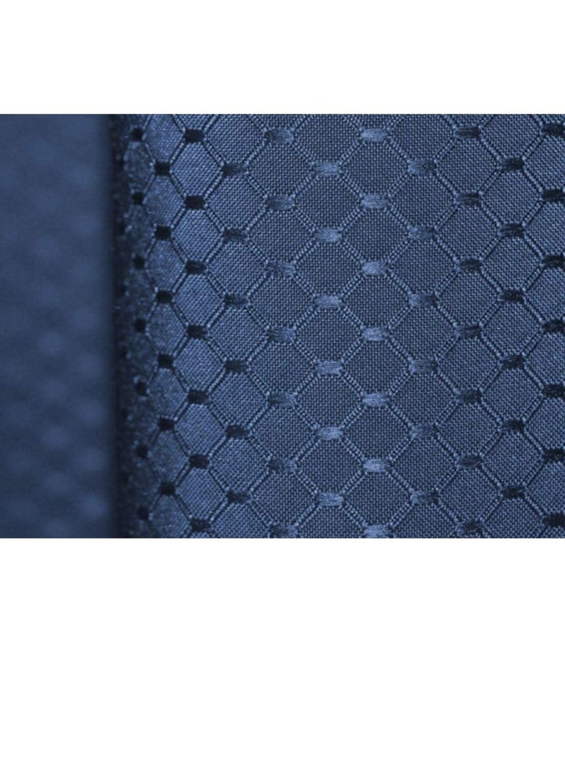 Rubik Premium Shower Curtain Waterproof Thickened Polyester Fabric Durable Mildew Stain Resistant Stylish Curtain (Blue 180 x 180 cm)  - Image 2