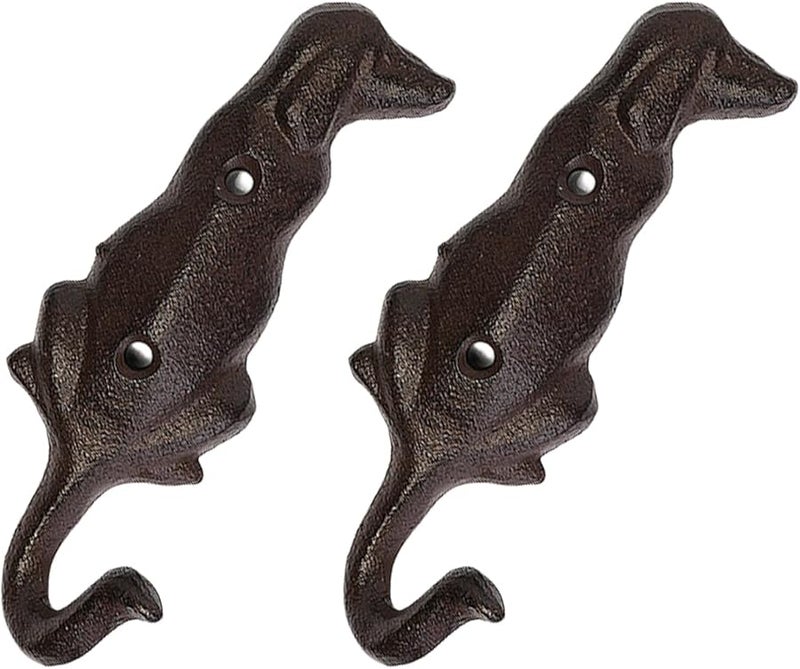 Cast Iron Dog Hook Style B Sturdy Wall Hanger for Keys and Coats Home Decor - Image 5
