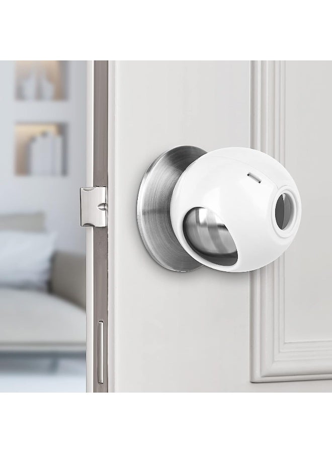 BETERTEK Door Knob Child Proof Universal Size 2.7" Diameter Baby Door Knob Safety Cover for Kids Easy Grip Baby Proof Door Knob Covers Hard for Toddlers to Open Child Safety Door Knob Covers - Image 1