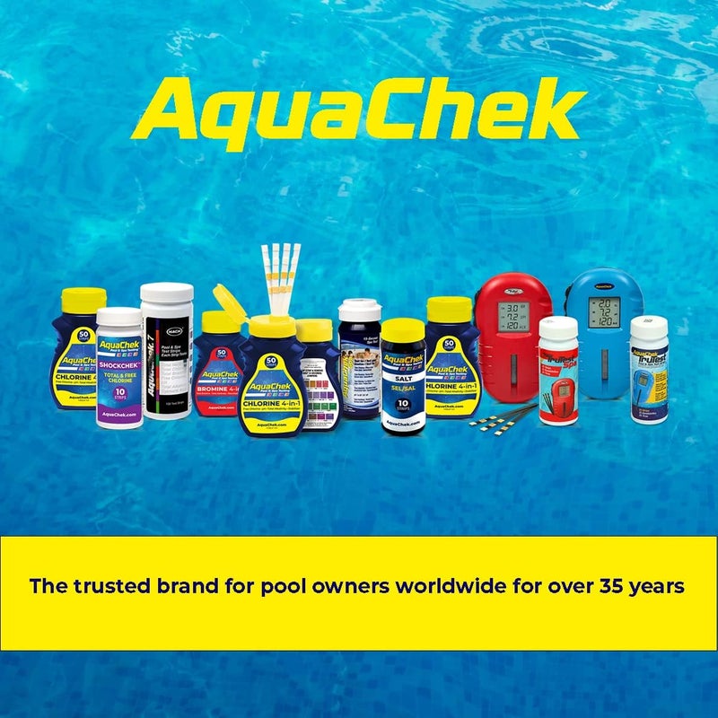 AquaChek SPA 6-in-1 Test Strips - Spa Test Strips for Total Bromine, Total Chlorine, Free Chlorine, pH, Total Alkalinity, and Total Hardness - Professional Water Quality Testing Kit (50 Strips) - Image 2
