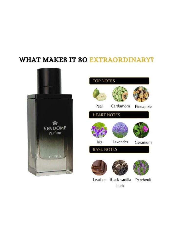 RIIFFS SPRAY VENDOME  EAU DE PARFUM  FOR MEN 100ML