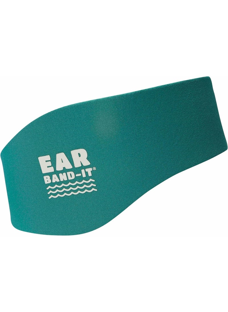 Ear Band-It Earvolution Ear Band-It Original Swimming Headband for Kids and Adults - Invented by Ear, Nose, and Throat Physician - Durable Neoprene Maximizes Protection, 5 Color Options, 3 Sizes - Teal - Large - Image 1