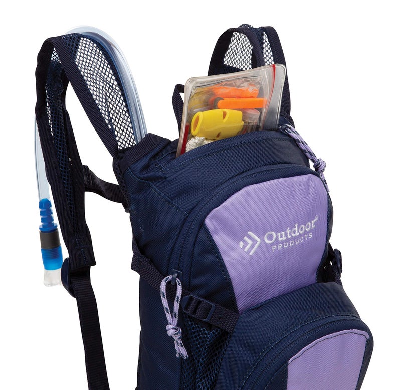 Outdoor Products Tadpole Hydration Pack (Black) (Violet Tulip) (Violet Tulip) - Image 3