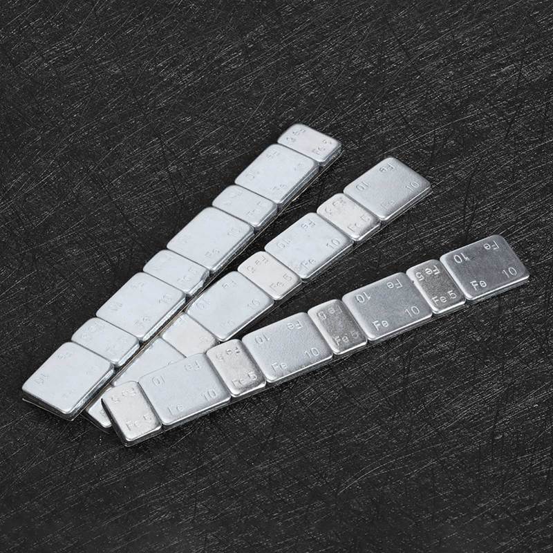 Adhesive Wheel Hub Balancing Blocks 5g 10g Stick-On Metal Plate - Galvanized Surface Self Adhesive Weights for Car Tire Wheel Rims - Image 4