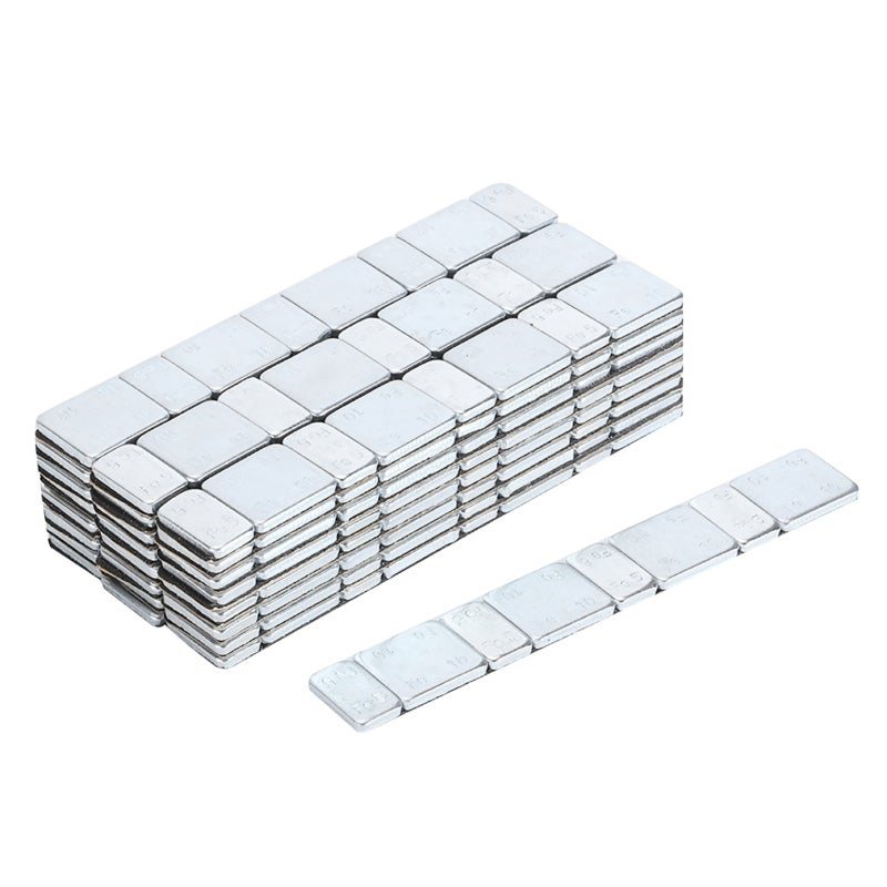 Adhesive Wheel Hub Balancing Blocks 5g 10g Stick-On Metal Plate - Galvanized Surface Self Adhesive Weights for Car Tire Wheel Rims - Image 1