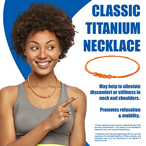 Phiten Star Sport 22 Black/White Titanium Necklace - Image 2