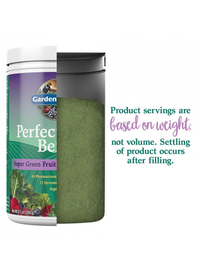 Garden of Life - Garden of Life Perfect Food Berry Super Green Fruit & Veggie Formula - 30 Servings, 49 Superfoods Greens, Sprouts, Fruits, Veggies, Probiotics, Spirulina, Vegetarian Juice Superfood Powder Supplement - Image 1