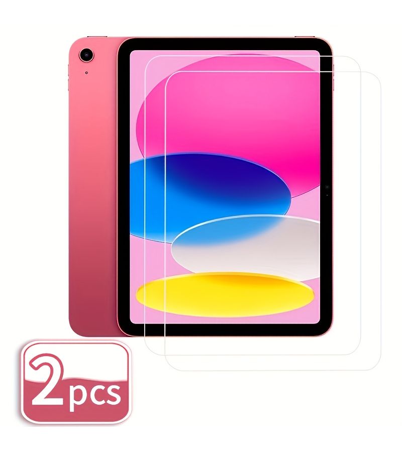 2 Pack Tempered Glass Screen Protector Ipad 10th Generation 11th Anti Fingerprint 9H Hardness - Image 4