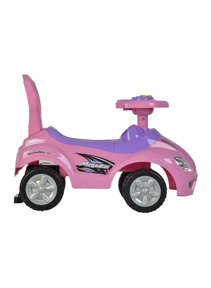 Amsham Toys Mega Car Rideon Pusher Car - Pink - Image 2