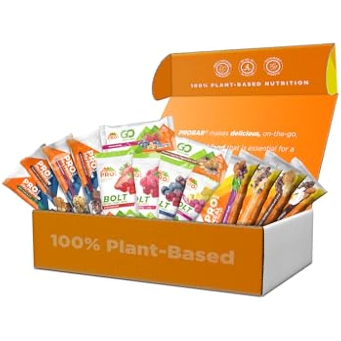 PROBAR - Starter Pack - Natural Energy, Non-GMO, Gluten-Free, Plant-Based, Whole-Food Ingredients (14 Count) - Image 1