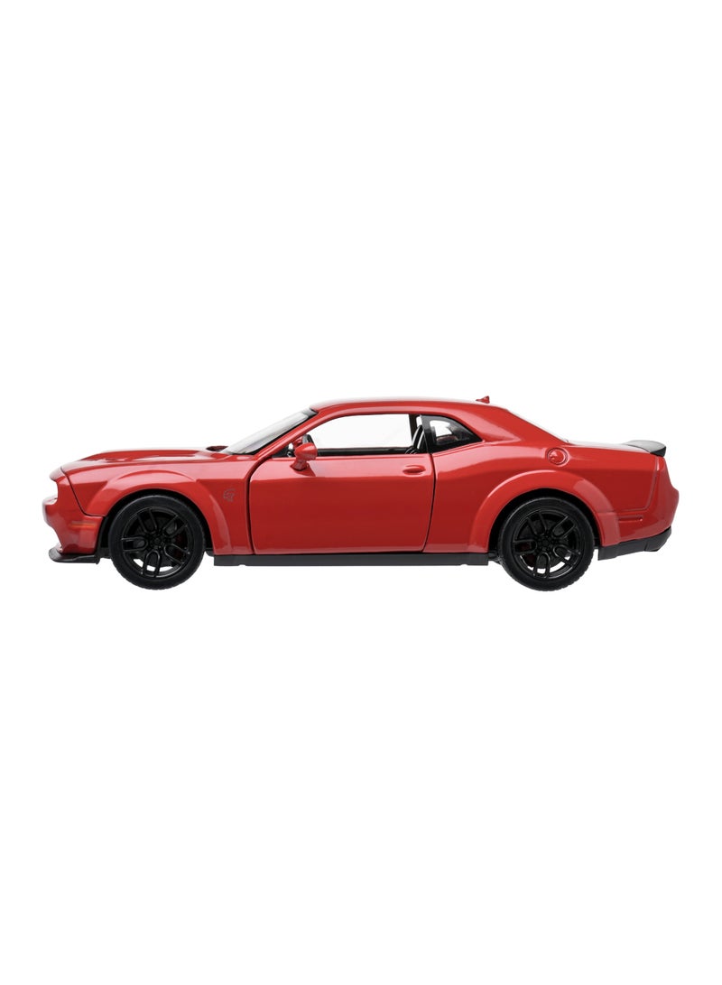 MOTORMAX 2018 Dodge Challenger SRT Hellcat Widebody Die-Cast Model Car 1:24 Scale | Officially Licensed American Muscle Car Collectible | Opening Doors, Detailed Interior & Free-Wheeling Toy - Image 2
