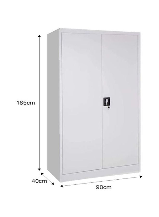 كرنك Home Office Steel Cabinet Gray Color Size L85 x W40 x H185 cm Model FC511. - Image 3