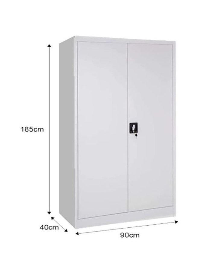 KARNAK - Home Office Steel Cabinet Gray Color Size L85 x W40 x H185 cm Model FC511. - Image 1