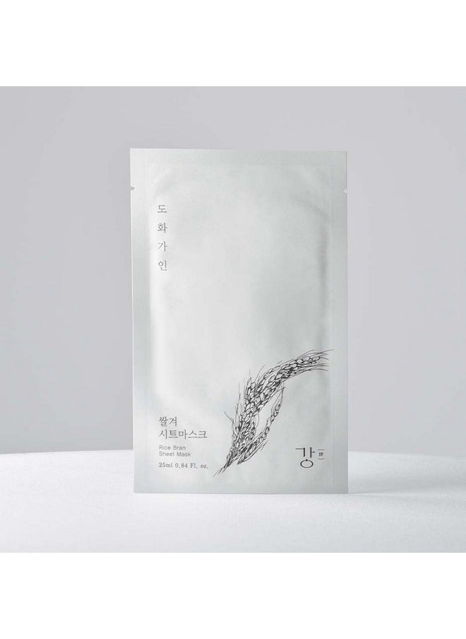 House of Dohwa - Rice Bran Sheet Mask Nutrient Enriched Cotton Sheet Mask Soothing & Nourishing Made With Domestically Sourced Korean Rice 10 Count - Image 1