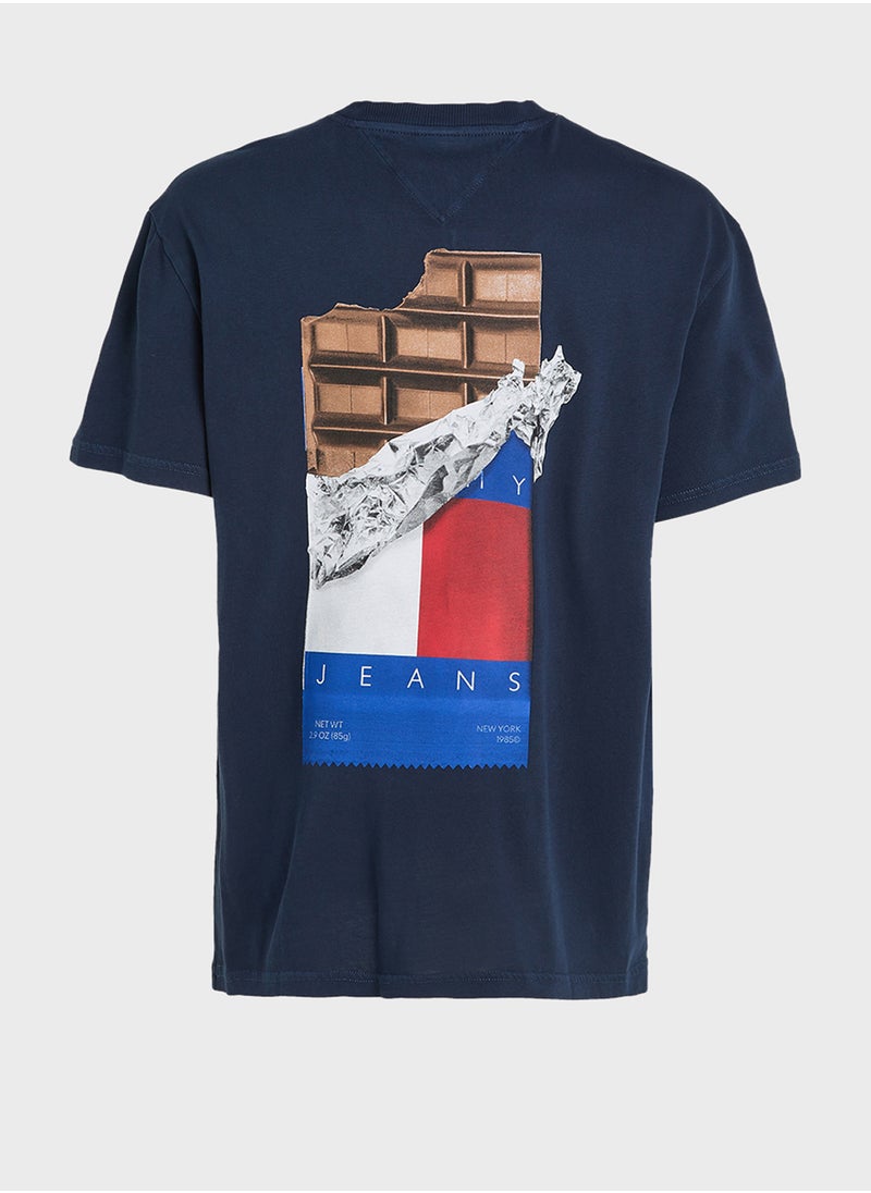 TOMMY JEANS - Logo Crew Neck T-Shirt - Image 1