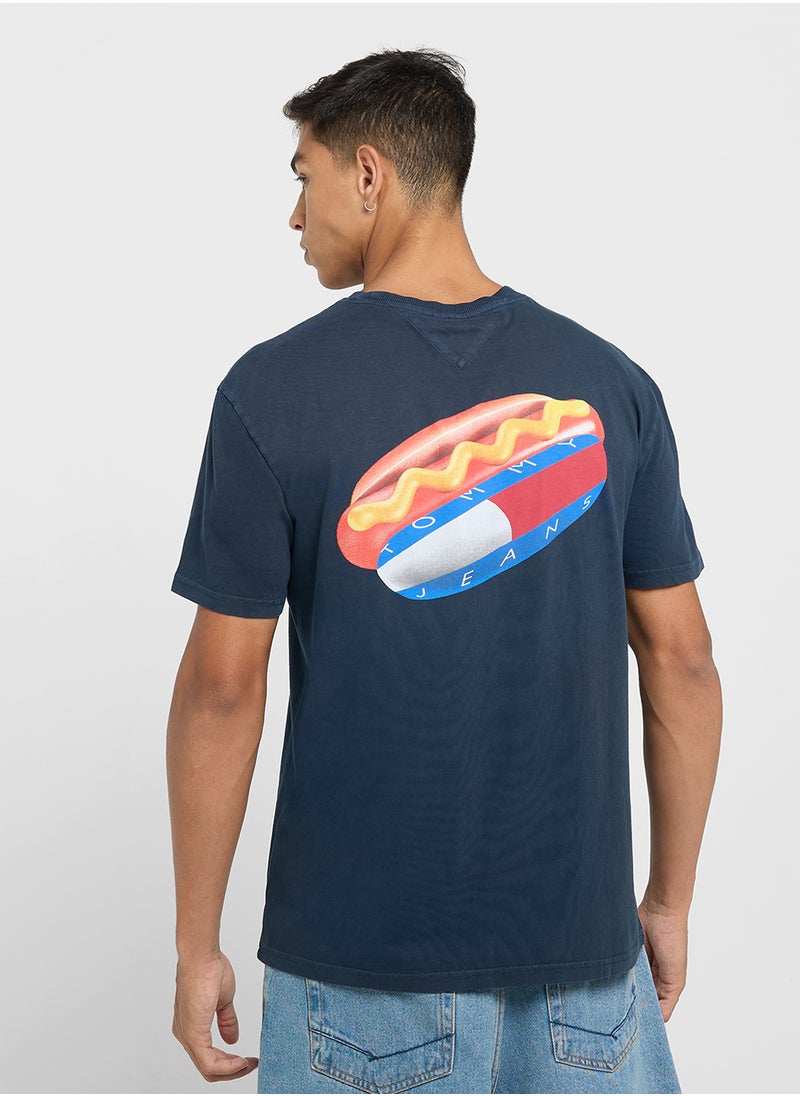 TOMMY JEANS - Logo Crew Neck T-Shirt - Image 1