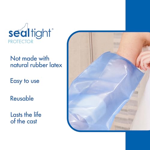 Brownmed Seal-Tight Protector Mid Arm - Waterproof Bandage & Cast Protector for Shower & Swimming - Reusable Cast Shower Cover for Arm Casts - Durable Cast Bag - Large - Image 5