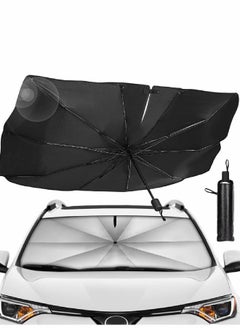 Black sunshade umbrella