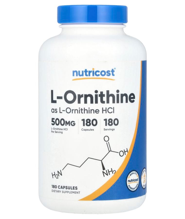 L-Ornithine 500 mg 180 Capsules