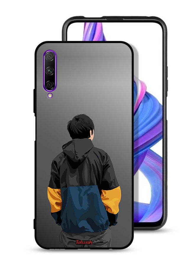 Tolwak Huawei Y9s Protective Case Cover Boy Portrait Art - Image 1