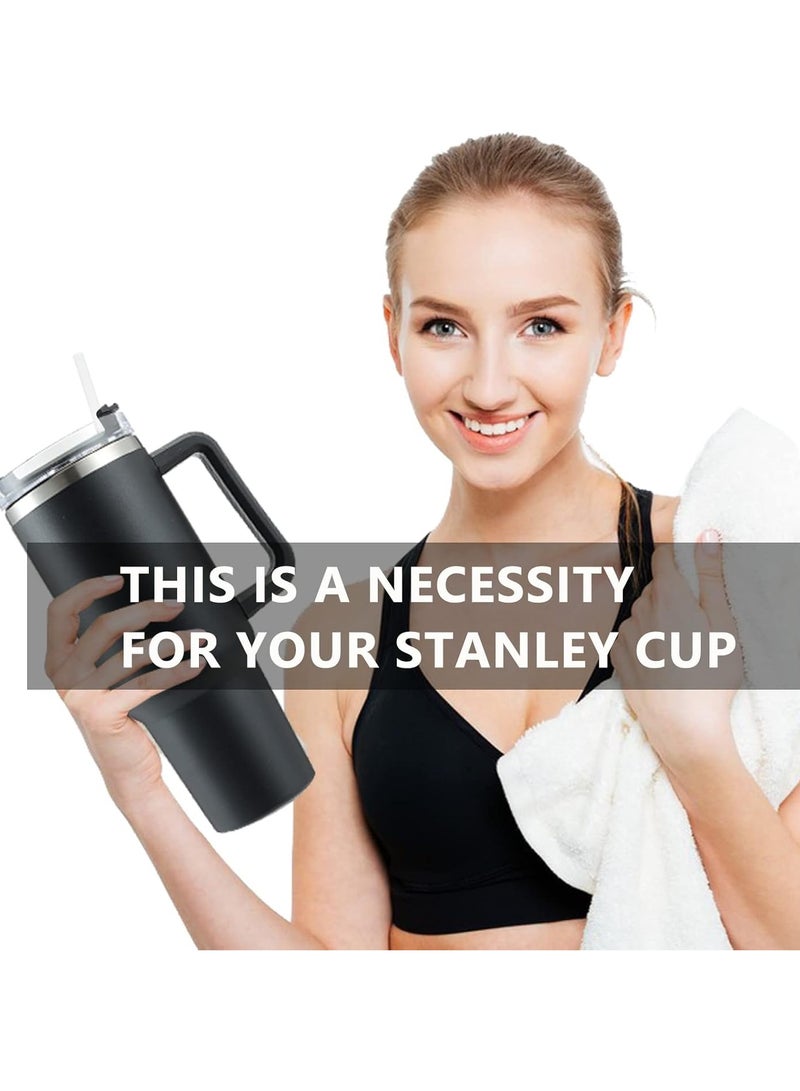 8Pack Replacement Straws for Stanley 40oz 30oz Tumbler, Airboat Reusable Clear Straws Compatible with Stanley Adventure Quencher - Image 5