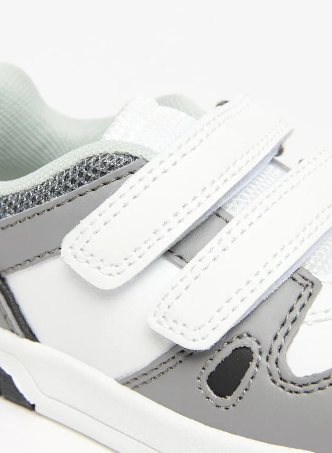 LBL by Shoexpress Boys Colourblock Sneakers With Hook And Loop Closure