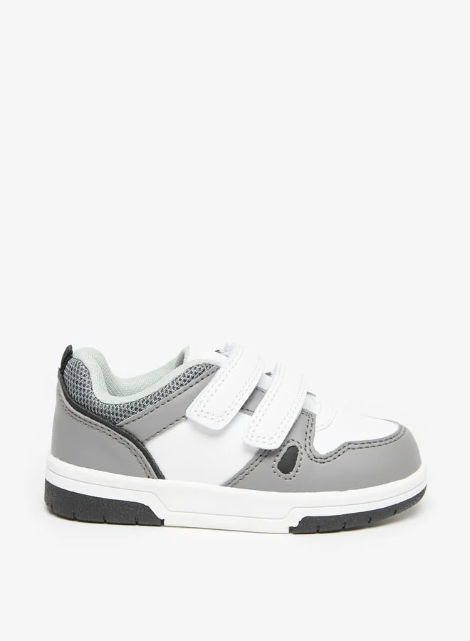 LBL by Shoexpress Boys Colourblock Sneakers With Hook And Loop Closure
