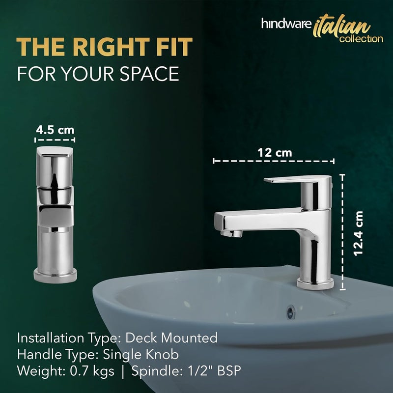 Hindware F360001CP Pillar Cock Element with Chrome Finish 12Year Manufacturer Warranty - Image 2