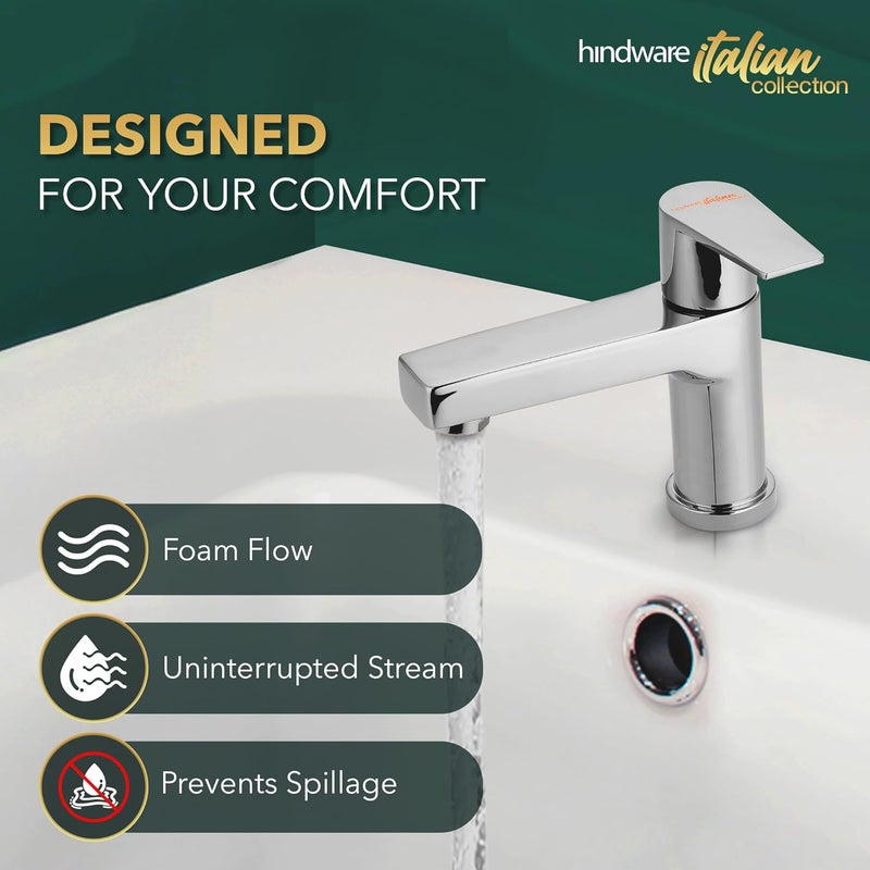 Hindware F360001CP Pillar Cock Element with Chrome Finish 12Year Manufacturer Warranty - Image 3