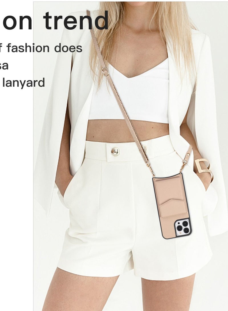 Suteni Back Cover Card Slots with Mirror Leather Phone Case for iPhone - Image 3