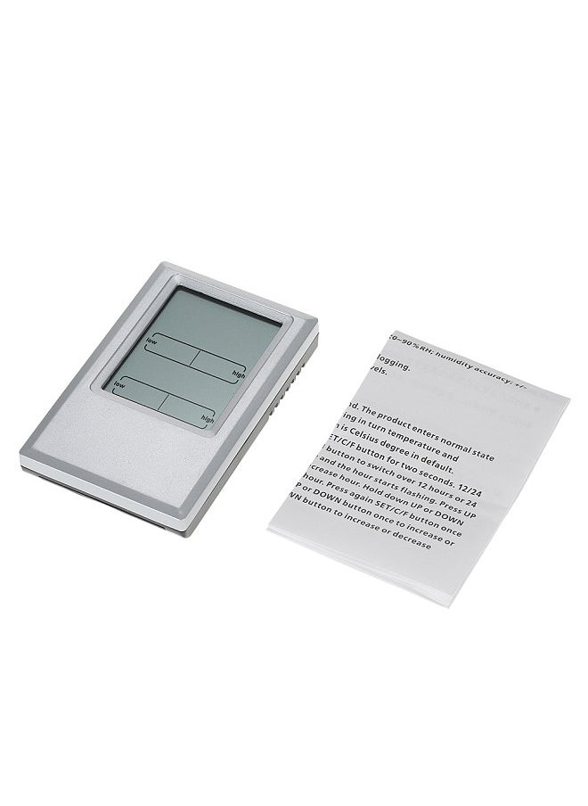 Generic - °C/°F Digital Thermometer Hygrometer Indoor Temperature Humidity Meter Max Min Value Comfort Level Display - Image 1