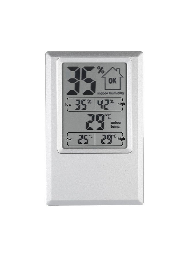 Generic - °C/°F Digital Thermometer Hygrometer Indoor Temperature Humidity Meter Max Min Value Comfort Level Display - Image 1