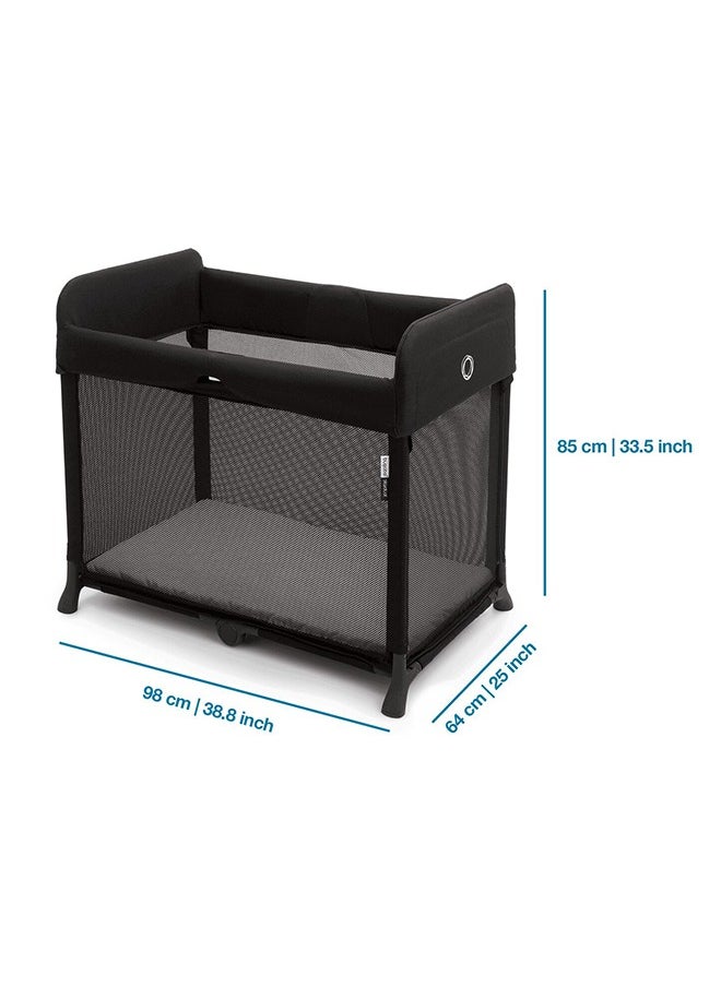 Bugaboo - Stardust Pop - Up Travel Cot, 0 Months +, Black - Image 1