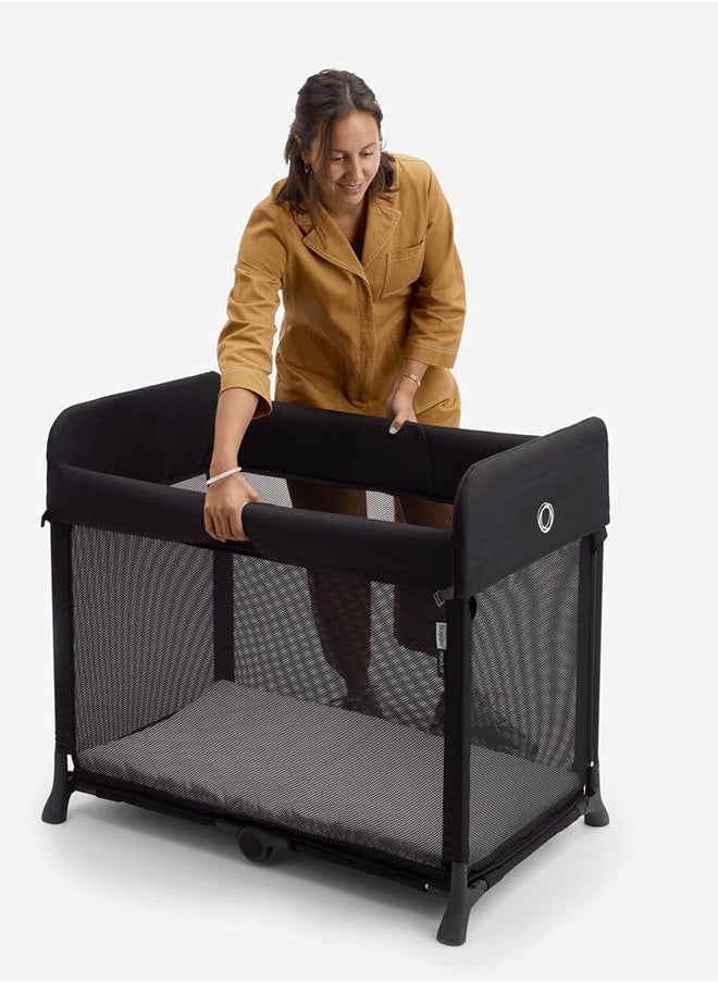 Bugaboo - Stardust Pop - Up Travel Cot, 0 Months +, Black - Image 1
