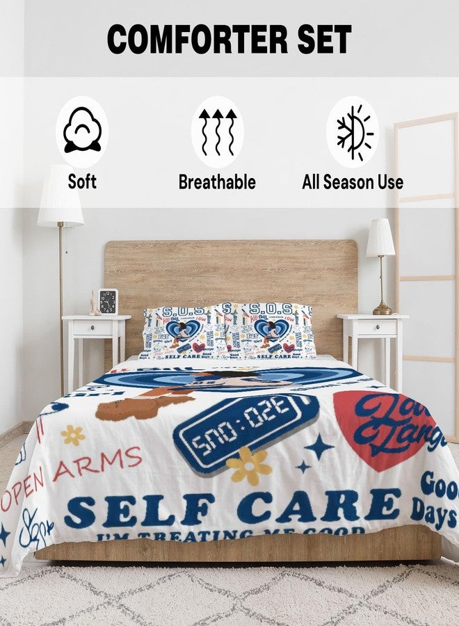 Allenjoy Full Size Soul Goddess Comforter Set R&B Bed Bedding Sets Bedroom Decor with 2 Pillowcases SC00206-005 - Image 4