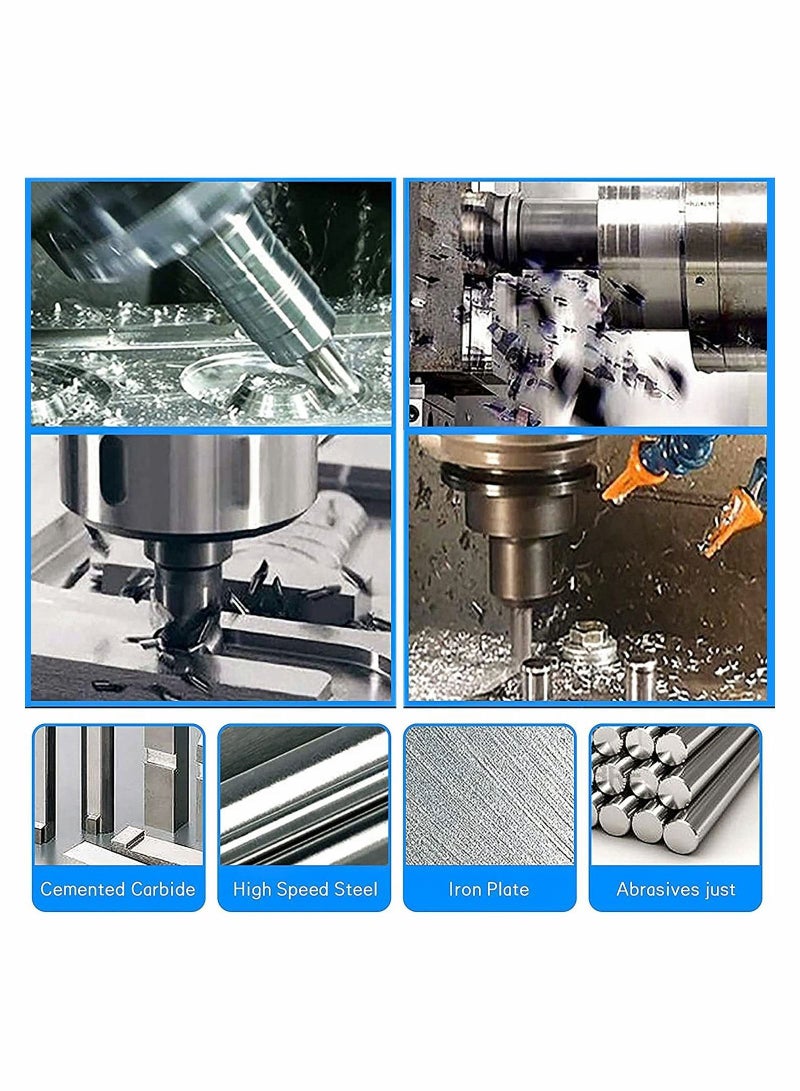 NIBEMINENT Combined Center Drill Bit Set 7 Pieces HSS 60 Degree Countersink Lathe Mill Tooling 1.0 1.5 2.0 2.5 3.0 4.0 5.0mm for Positioning and Chamfering of Wood Metal Alloys  - Image 4